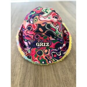 Rare Official GRiZ x Grassroots Reversible BrainFuzzy CosmoLava Bucket Hat